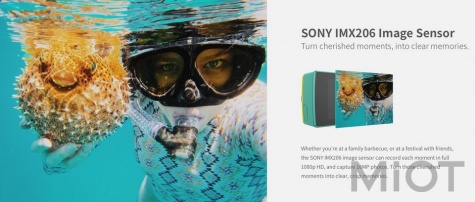 Екшн-камера Xiaomi YI Lite Blue International Edition + Waterproof box